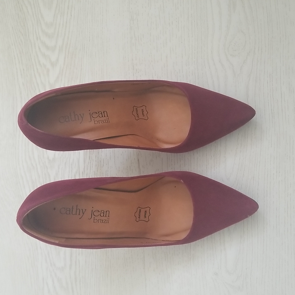 Burgundy heels